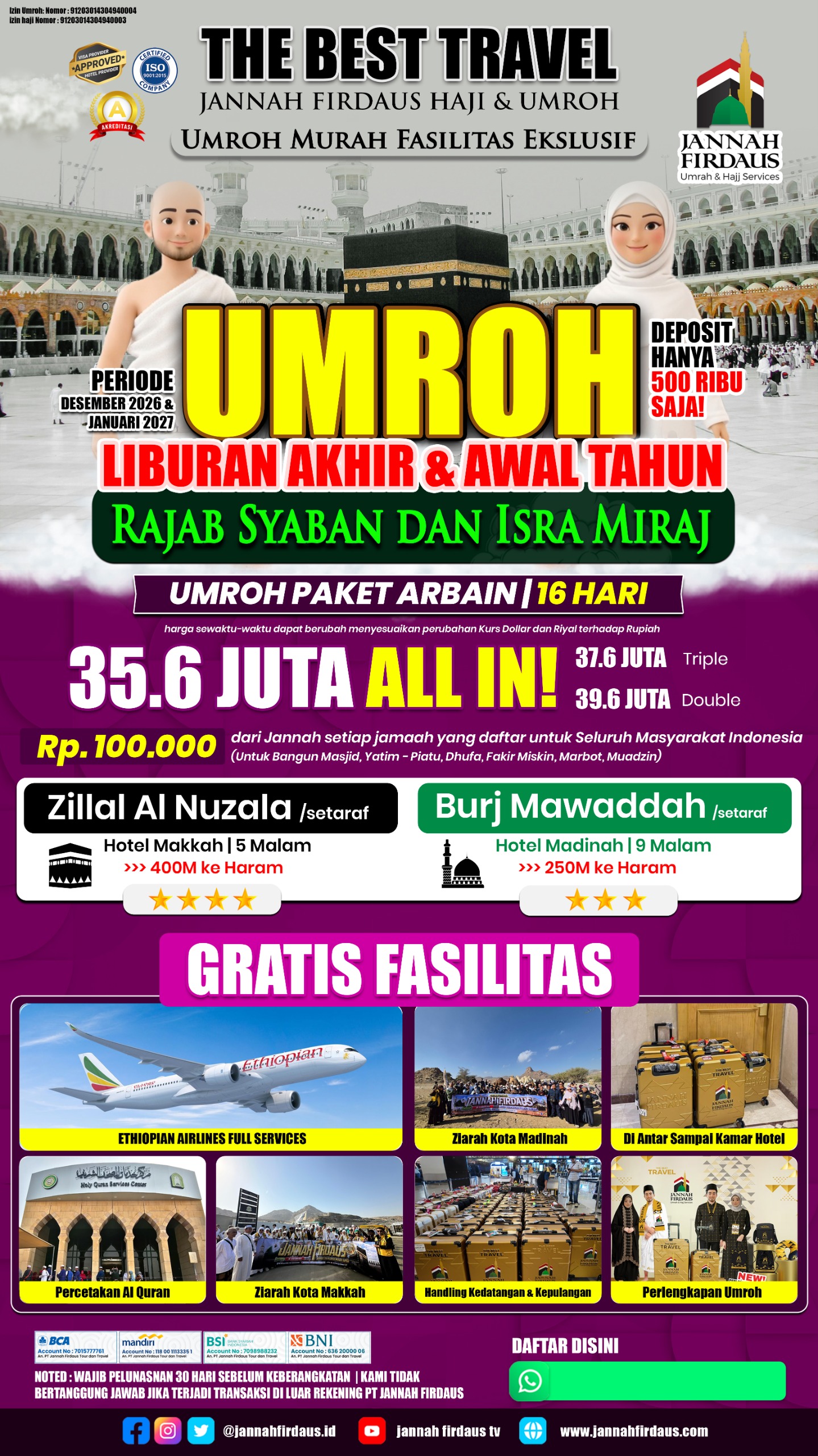 Paket Firdaus Akhir Tahun